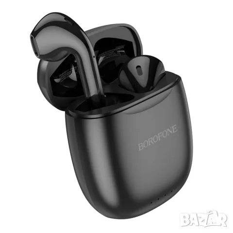 Стилни Bluetooth слушалки Borofone BW17 TWS с калъф за зареждане, снимка 2 - Bluetooth слушалки - 47893255