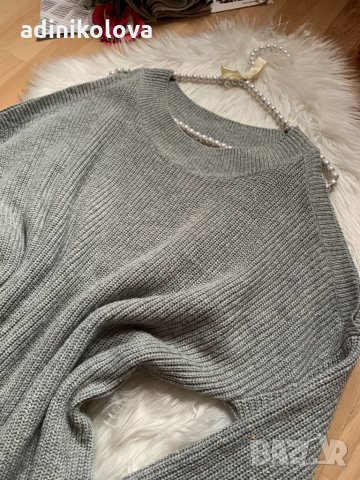 Издължен пуловер, снимка 2 - Блузи с дълъг ръкав и пуловери - 31690206
