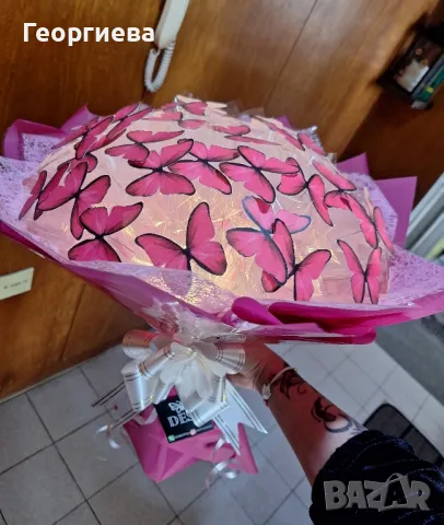 Светещи,ръчно изработени букети "DESS" 🦋💐