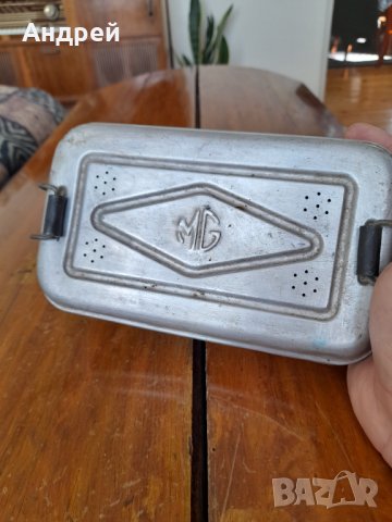 Стара алуминиева кутия #13, снимка 5 - Антикварни и старинни предмети - 32137813