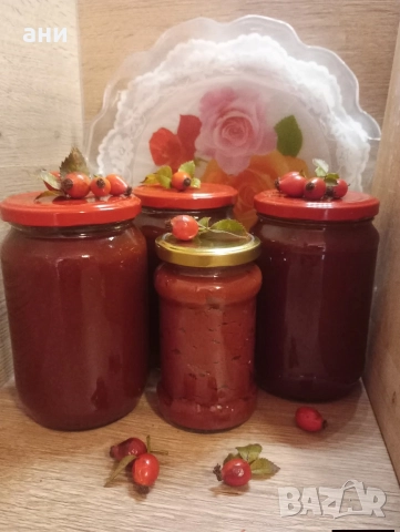 Шипков мармалад буркан 720мл 17лв Без захар 10лв, снимка 3 - Домашни продукти - 34784121