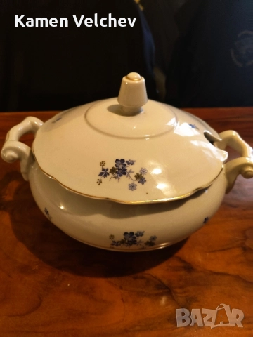 Стари Български порцеланови супник и чайник..., снимка 6 - Антикварни и старинни предмети - 52340809