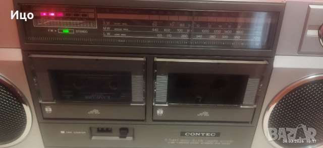 Contec.радиокасетофон., снимка 4 - Радиокасетофони, транзистори - 54074183