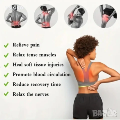 Дървен масажор с дръжка и 6 колелца, снимка 3 - Масажори - 51081339