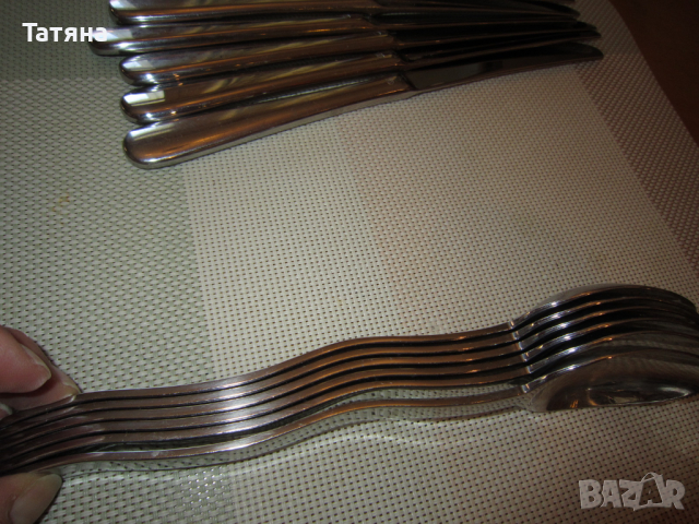   ПРИБОРИ ЗА ХРАНЕНЕ - HERDMAR-;и прибори  -ЧЕХИЯ;сребна лъжичка -седеф;, снимка 4 - Прибори за хранене, готвене и сервиране - 43244889