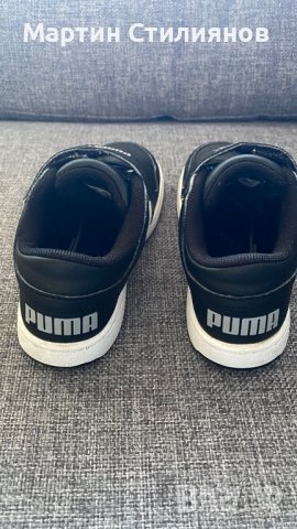 Puma Rebound Jr 370493 02 black, снимка 7 - Детски маратонки - 37923691