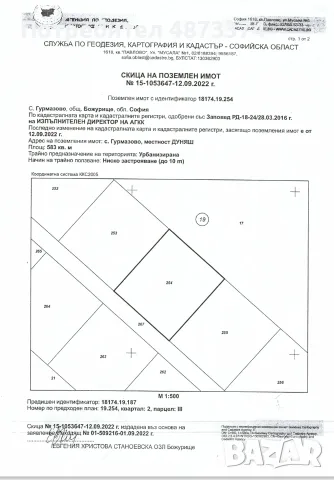 Продава УПИ,с.Гурмазово