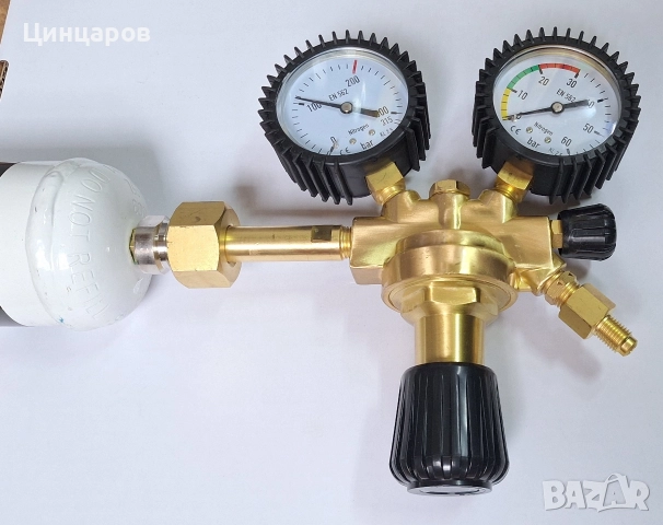 Азот Бутилка 1л.еднократна,адаптер,регулатор 16bar; 30bar; 50bar,накрайник с-ма, снимка 3 - Други инструменти - 52627486