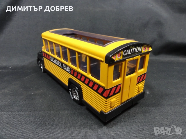 СТАРА РЕТРО МЕТАЛНА ИГРАЧКА УЧИЛИЩЕН АВТОБУС BUDDY-L HONG KONG 1981, снимка 3 - Колекции - 52874697