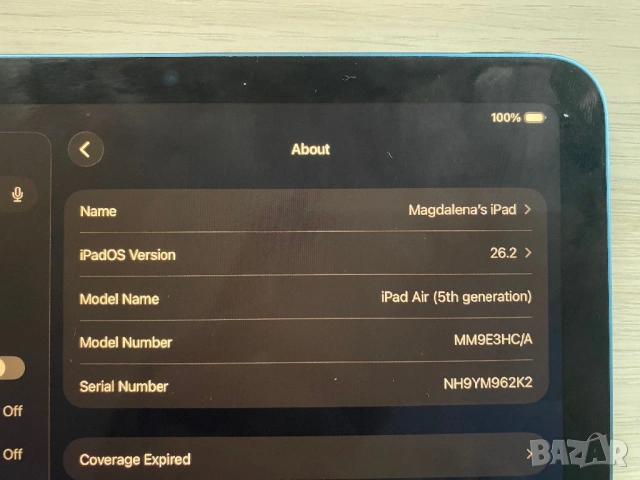 Apple iPad Air 5 (2022), 10.9", 64GB, Wi-Fi, Blue, снимка 4 - Таблети - 53197189