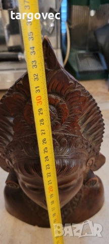 много красива балинезийска фигура скулптура статуетка, снимка 5 - Китари - 52138991