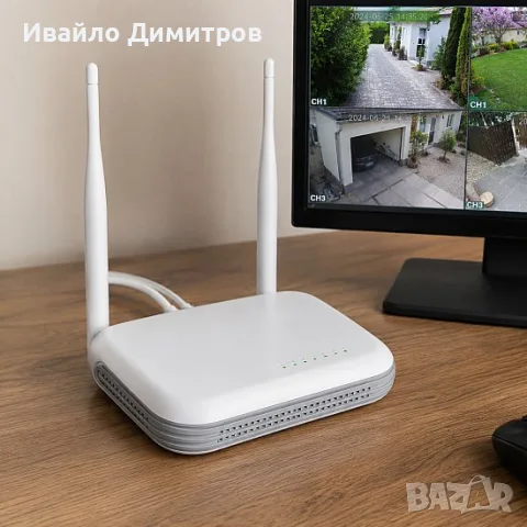 WIFI NVR ВИДЕОРЕКОРДЕР ЗА IP КАМЕРИ – БЕЗЖИЧЕН