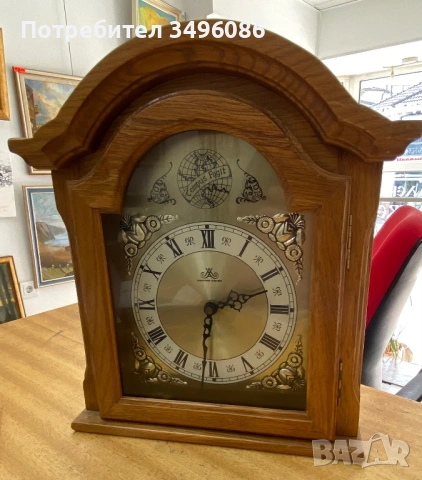 MEISTER ANKER голям стар немски настолен часовник, снимка 10 - Антикварни и старинни предмети - 54128511