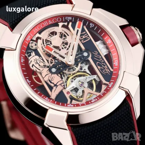 Mъжки часовник Epic X CR7 Jacob & Co. с автоматичен механизъм, снимка 5 - Мъжки - 47600659