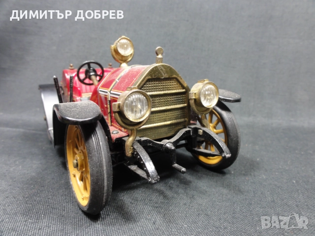 СТАРА РЕТРО ЛАМАРИНЕНА КОЛА ИГРАЧКА MERCER 1913 SCHUCO GERMANY, снимка 5 - Колекции - 52200299