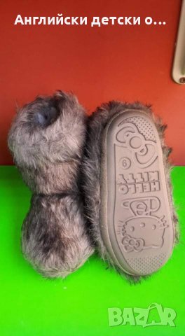 Английски детски пантофи-ботушки-HELLO KITTY, снимка 4 - Детски пантофи - 31214303