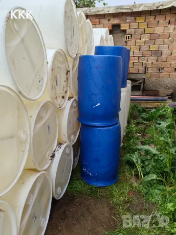Бидони 220л подходящи за джибри и вода, снимка 3 - Други стоки за дома - 30017234