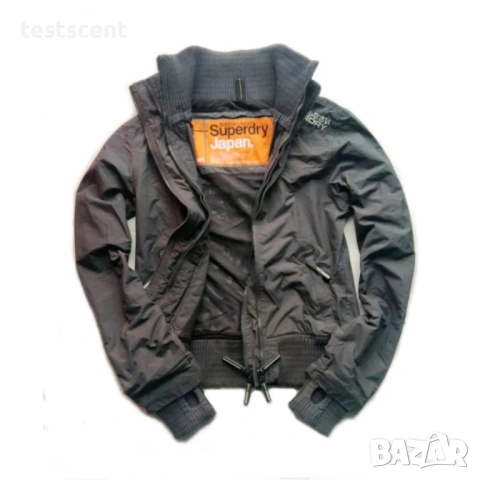 Мъжко яке тип ветровка Men’s Superdry Windbreaker Jacket – XXL черно и оранжево