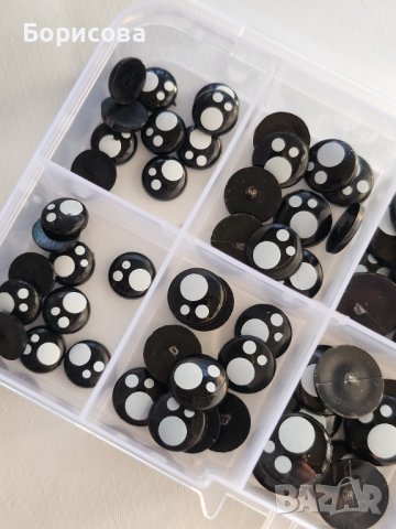 Нослета и очички за плетени играчки, амигуруми, аксесоари за играчки, снимка 3 - Декорация за дома - 30467220