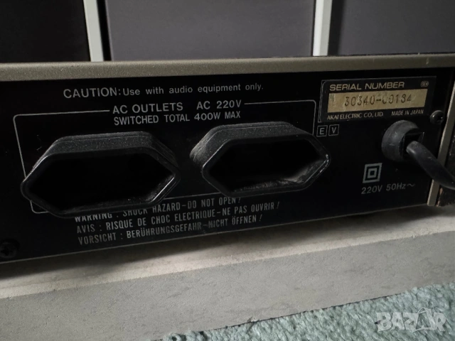 AKAI AT-M739 Tuner Тунер , снимка 6 - Ресийвъри, усилватели, смесителни пултове - 53973280