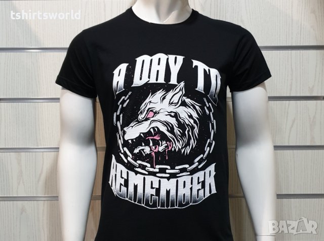 Нова мъжка тениска с дигитален печат Вълк - A Day To Remember, Серия вълци, снимка 6 - Тениски - 36599092