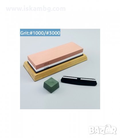 ЯПОНСКИ БРУС ЗА ЗАТОЧВАНЕ НА НОЖОВЕ С ДЪРВЕНА СТОЙКА - код 2813, снимка 8 - Други инструменти - 33917065