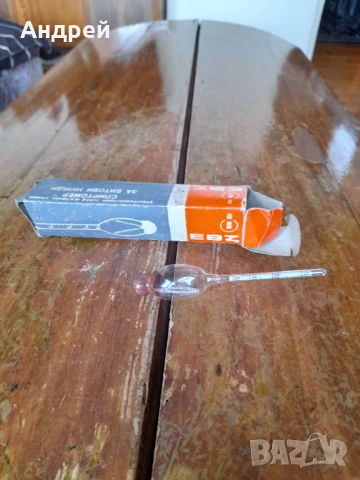 Стар спиртомер #15, снимка 2 - Други ценни предмети - 53306067