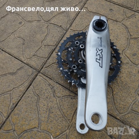 Курбел за велосипед колело със средно движение Shimano deore xt fc m 760, снимка 4 - Части за велосипеди - 44259504