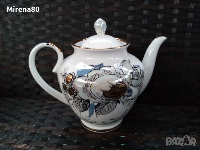 Чаен сервиз * Жемчужный * - ЛФЗ, снимка 3 - Сервизи - 54175547