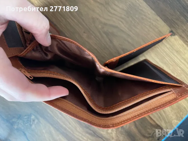  Оригинален кожен дамски портфейл Vera Pelle , снимка 4 - Портфейли, портмонета - 50110495