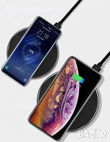 Безжично бързо зарядно - wireless fast charger, снимка 2 - Безжични зарядни - 31084871