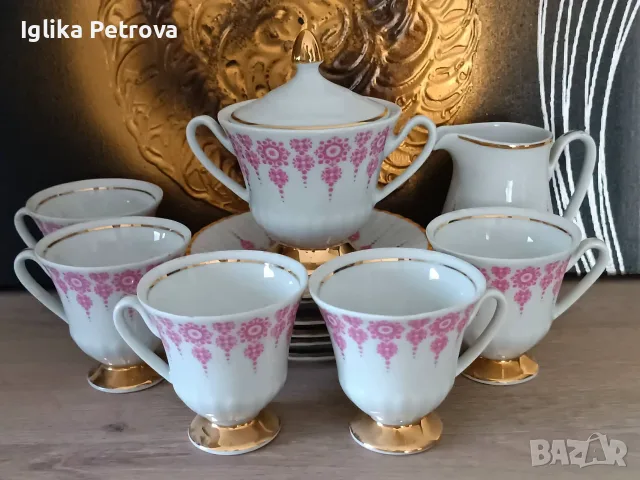 Сервиз Антика от Китка , снимка 6 - Антикварни и старинни предмети - 56144701