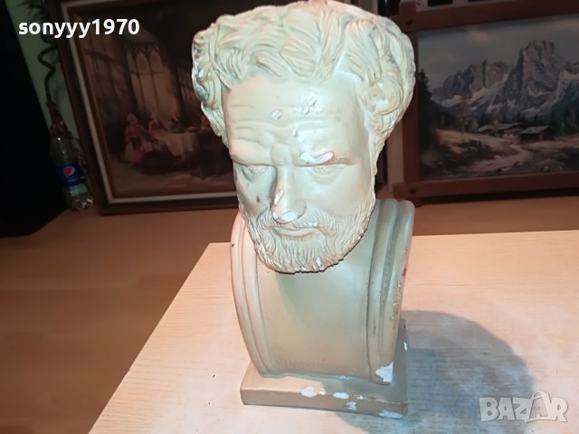 бюст-глава-антика внос германия 0607221711, снимка 2 - Антикварни и старинни предмети - 37308620