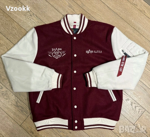 Колежанско яке Alpha Industries Air Force | XL, снимка 2 - Якета - 53052737