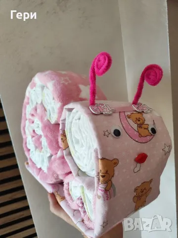 Торта от памперси PAMPERS, снимка 16 - Пелени, памперси - 38443126