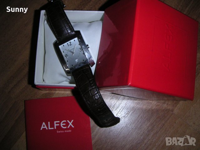 ALFEX Швейцарски Ръчен часовник отличен  подарък Мъжки часовници, снимка 2 - Мъжки - 31027965