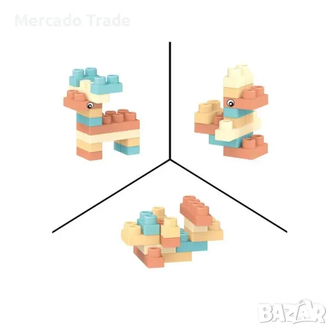 Конструктор - столче Mercado Trade, За деца, 32 части, снимка 5 - Конструктори - 48383357