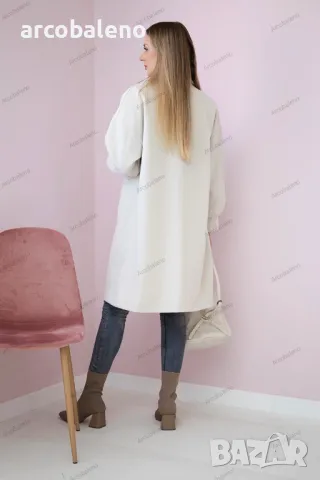 Дамско едноредно палто с копчета, 6цвята , снимка 5 - Палта, манта - 47377201