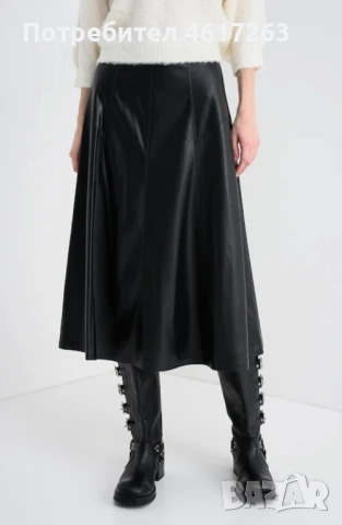 Дамска пола от изкуствена кожа - 38, М, снимка 9 - Поли - 53035867