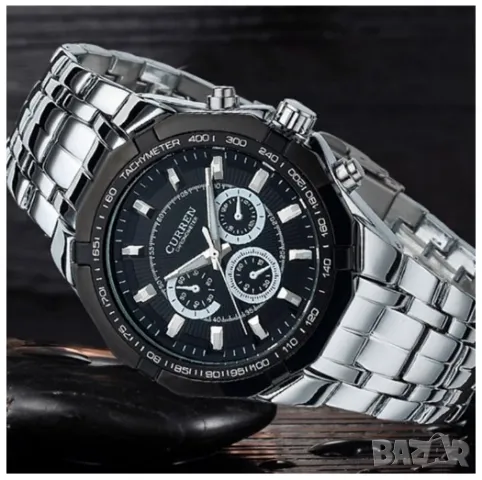 CURREN 8084 Водоустойчив 30M кварцов часовник