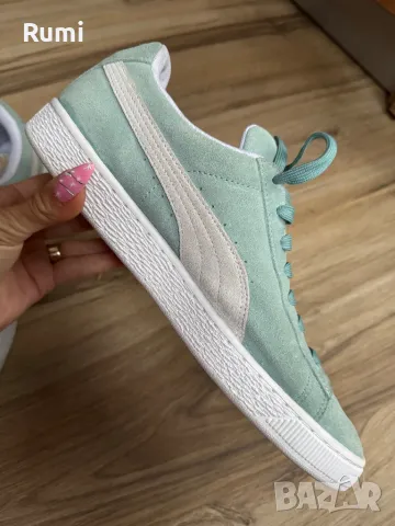 Оригинални кожени кецове PUMA SUEDE ! 43 н, снимка 8 - Кецове - 48448609