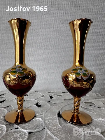 Вази италиански Murano , снимка 3 - Вази - 56355656