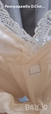 Бяла дантелена рокля , снимка 8 - Рокли - 47246639