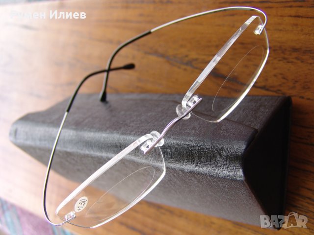 Диоптрични очила стил Silhouette за четене ТИТАНИЕВИ рамки луксозни с кутия, снимка 2 - Слънчеви и диоптрични очила - 30068868