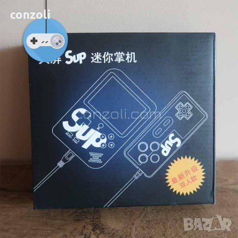 Преносима конзола SUP с цветен екран 400 в 1  вградени игрии джойстик SUP GAME BOX, снимка 3 - Nintendo конзоли - 30232290