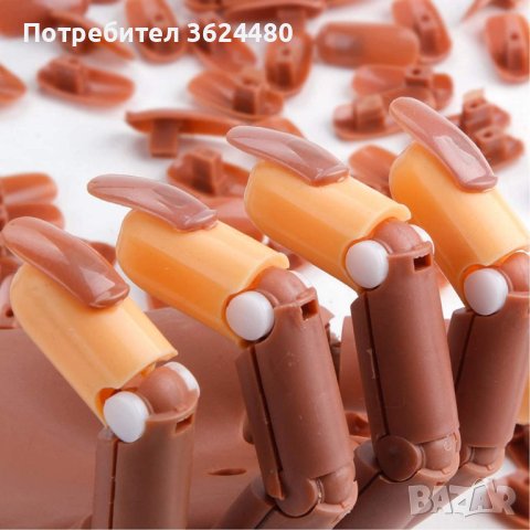  ръка за маникюр със 100 бр. нокти, снимка 4 - Други - 40419675
