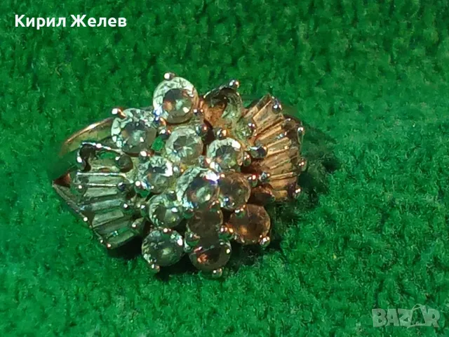 РАЗКОШЕН АВТОРСКИ СКЪПОЦЕНЕН СРЕБЪРЕН ПРЪСТЕН МАРКОВО СРЕБРО NF 925 с КАМЪНИ МОЙСАНИТ и ЦИРКОН 46791, снимка 18 - Пръстени - 46447745