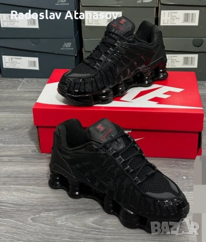 Мъжки Nike Shox TL Black КОД 2035 , снимка 4 - Маратонки - 52524487