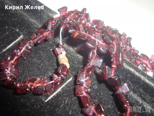 КОЛИЕ Натурален ГРАНАТ ВИОЛЕТ ОТТЕНЪК СТАР АРТ ГЕРДАН от БЛАГОРОДНИ КАМЪНИ 14994, снимка 9 - Колиета, медальони, синджири - 30665941