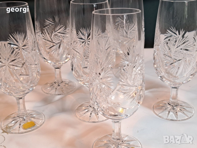 немски кристални чаши оловен кристал 29/1, снимка 12 - Чаши - 52027128